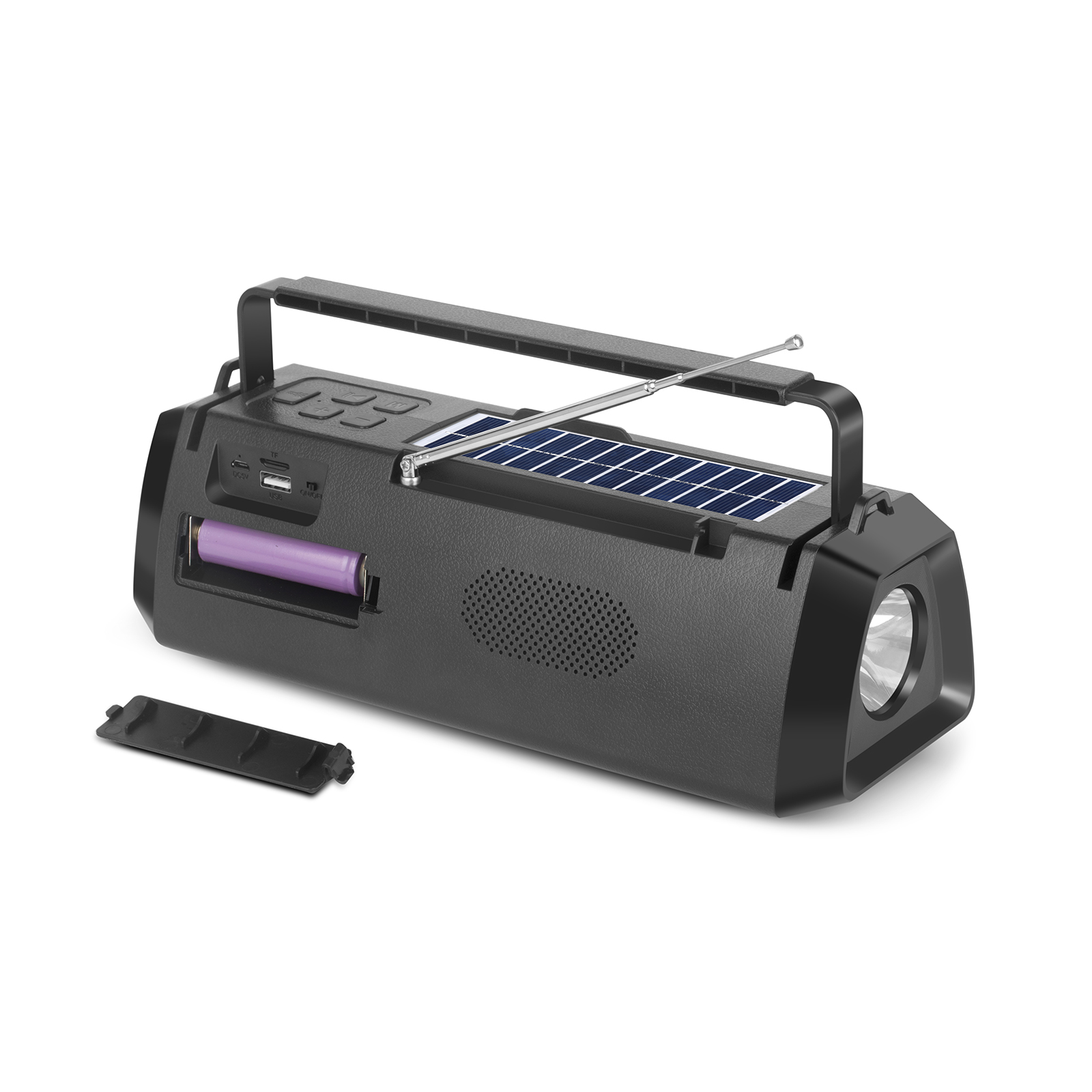 اسپیکر بلوتوث قابل حمل خورشیدی مدل IMPAX M13 - Image 3