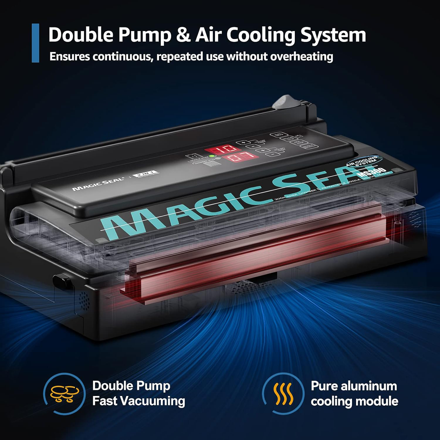دستگاه ایجاد وکیوم مجیک سیل مدل MS300 - Image 11
