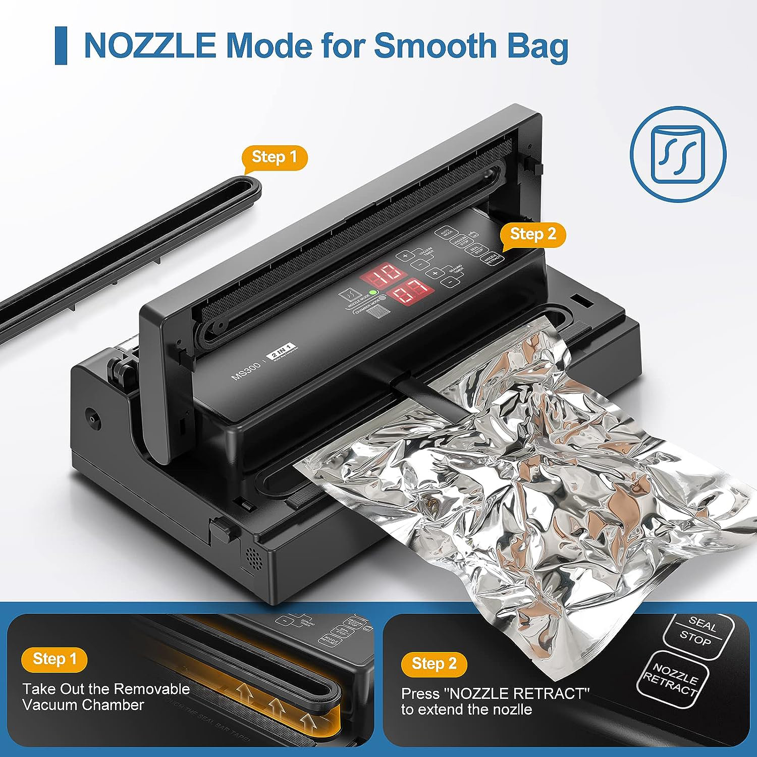 دستگاه ایجاد وکیوم مجیک سیل مدل MS300 - Image 13